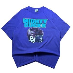 VINTAGE Mighty Ducks T shirt Men XL Disney NHL 1990's